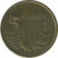 Польша 5 грошей 2008 год