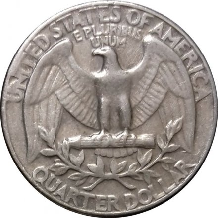 США 25 центов (1/4 доллара) 1971 год - Джордж Вашингтон (D)