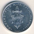 Ватикан 10 лир 1977 год