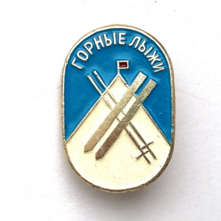 Значок. Олимпиада. Горные лыжи