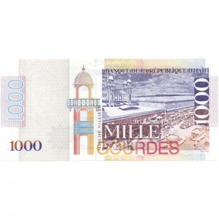 Гаити 1000 гурдов 2009 год - 250 лет основания Порт-о-Пренс UNC