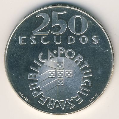Португалия 250 эскудо 1976 год - Революция гвоздик (25 de Abril 1974)
