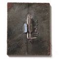 Значок Первый вымпел на луне. Герб СССР. Почта СССР. 1963 г. 10к.