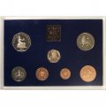 Набор из 7 монет и жетона Великобритания 1982 год (в конверте, жесткий) proof