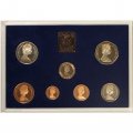 Набор из 7 монет и жетона Великобритания 1982 год (в конверте, жесткий) proof