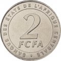 Центральная Африка 2 франка 2006 год