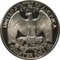 США 25 центов (1/4 доллара) 1993 год - Джордж Вашингтон (S)
