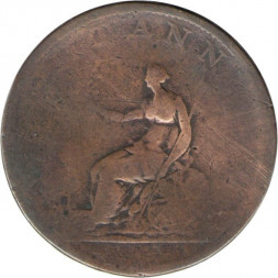 Великобритания 1/2 пенни 1807 год
