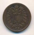Германия 2 пфеннига 1874 год (G)