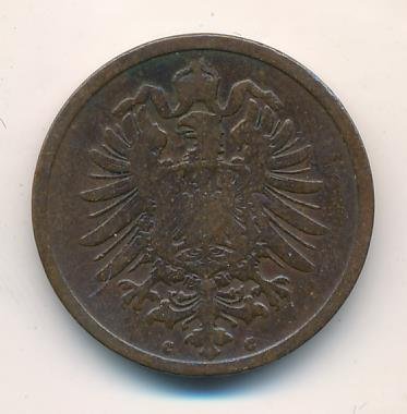 Германия 2 пфеннига 1874 год (G)
