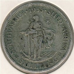 ЮАР 1 шиллинг 1933 год