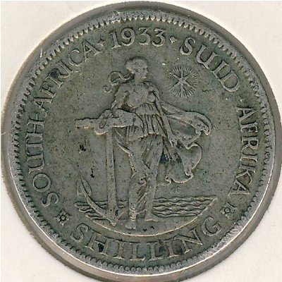 ЮАР 1 шиллинг 1933 год