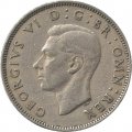 Великобритания 2 шиллинга (1 флорин) 1950 год - Роза Тюдоров