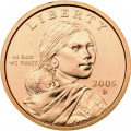 США 1 доллар 2005 год - Парящий Орёл (D)