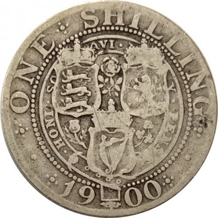 Великобритания 1 шиллинг 1900 год