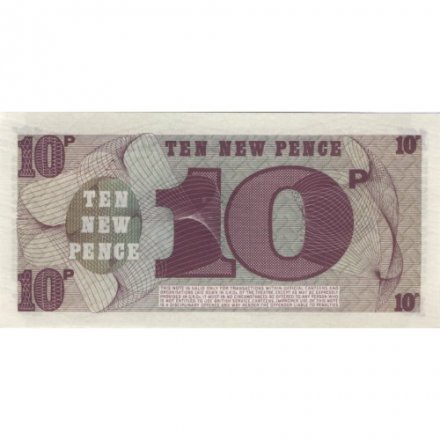 Вооруженные силы Великобритании 10 новых пенсов 1972 год - 6 серия - UNC