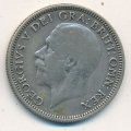 Великобритания 2 шиллинга (1 флорин) 1929 год - Лев, стоящий на короне