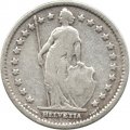 Швейцария 1 франк 1913 год