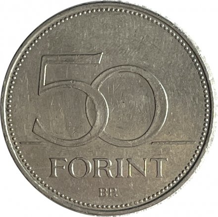 Венгрия 50 форинтов 2001 год