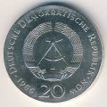ГДР 20 марок 1966 год