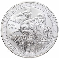 Монета США 1 доллар 2010 год - 100 лет бойскаутам Америки