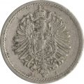 Германия 5 пфеннигов 1875 год (A)