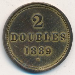Гернси 2 дубля 1889 год
