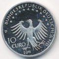 Германия 10 евро 2011 год - Тиль Уленшпигель