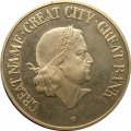 Медаль АО &quot;Банк &quot;Санкт-Петербург&quot; основан в 1990 году. GREAT NAME GREAT CITY GREAT BANK. ЛМД