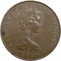 Остров Мэн 1 пенни 1979 год - Мэнский лохтан (отметка &quot;AA&quot; на реверсе)