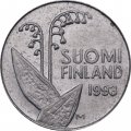 Финляндия 10 пенни 1993 год - Ландыш. Пчелиные соты