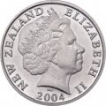 Новая Зеландия 5 центов 2004 год - Гаттерия