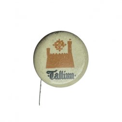 Значок-иголка Эстония. Tallinn. Таллин. Крепость. Башня