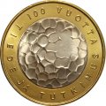 Финляндия 5 евро 2008 год - 100 лет науке и исследованиям