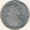 Чили 8 реалов 1794 год