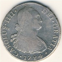 Чили 8 реалов 1794 год