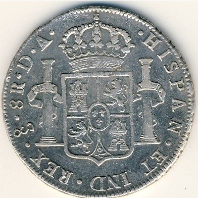 Чили 8 реалов 1794 год