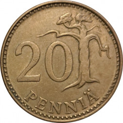 Финляндия 20 пенни 1982 год