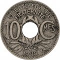 Франция 10 сантимов 1918 год
