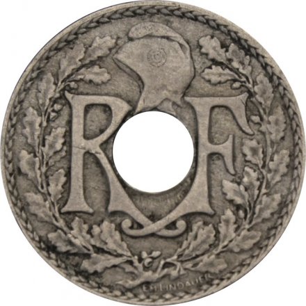 Франция 10 сантимов 1918 год