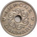 Дания 1 крона 2001 год