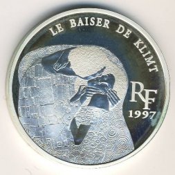 Франция 10 франков - 1 1/2 евро 1997 год