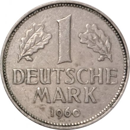 ФРГ 1 марка 1960 год (G)