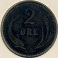 Дания 2 эре 1881 год