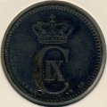 Дания 2 эре 1881 год