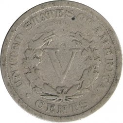 США 5 центов 1907 год - Liberty Nickel