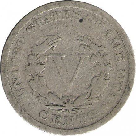 США 5 центов 1907 год - Liberty Nickel