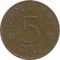 Дания 5 эре 1977 год