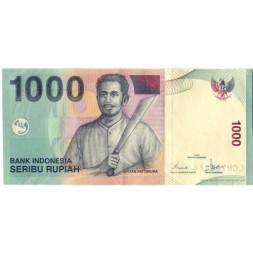 Индонезия 1000 рупий 2000 год - Капитан Паттимура (Томас Матулеси). Молуккские острова - XF