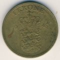 Дания 1 крона 1949 год